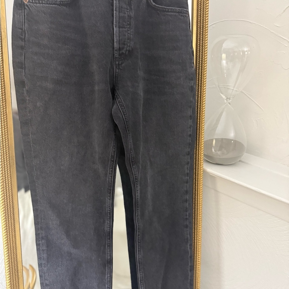 Agolde Riley Crop button down jeans